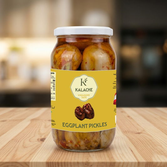 Kalache Makdous eggplant pickles